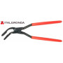 Pinza piegabordo inclinata 45° vulcanizzata L.60mm STUBAI Mod. 282151VU
