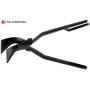 Pinza piegabordo inclinata 45° con pvc, Larga 60mm Mod. 282152