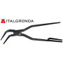 Pinza piegabordo inclinata 45° Larga 60mm con TIRAPIEGHE STUBAI Mod.282152