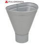 BEVERA IN ALLUMINIO SILVER RAL 9006 MOD. TOSCANA Ø100