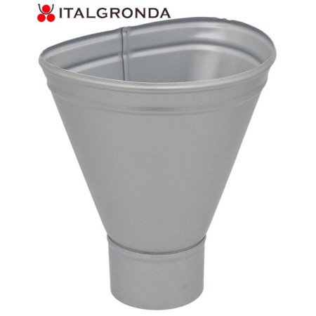 BEVERA IN ALLUMINIO SILVER RAL 9006 MOD. TOSCANA Ø100