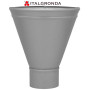 BEVERA IN ALLUMINIO SILVER RAL 9006 MOD. TOSCANA Ø100