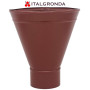 BEVERA ALLUMINIO ROSSO SIENA Ø100