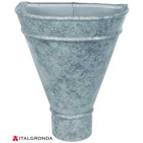 BEVERA BACINELLA IMBUTO IN ALLUMINIO VESTIS COLOR GRIGIO ROOF MOD. TOSCANA