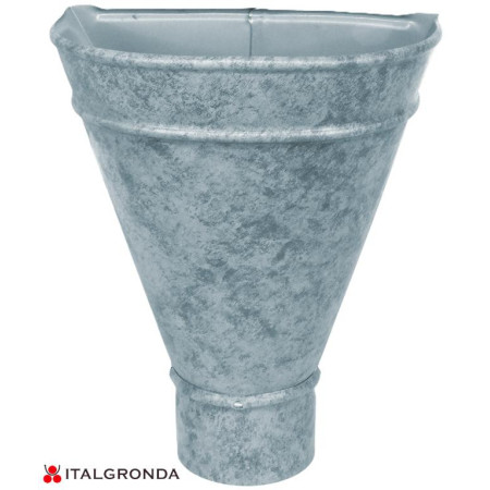 BEVERA BACINELLA IMBUTO IN ALLUMINIO VESTIS COLOR GRIGIO ROOF MOD. TOSCANA