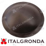 CAPPELLOTTO BORCHIA ALLUMINIO MARRONE CIOCCOLATA RAL 8017 Ø35MM