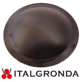 CAPPELLOTTO BORCHIA ALLUMINIO MARRONE CIOCCOLATA RAL 8017 Ø35MM