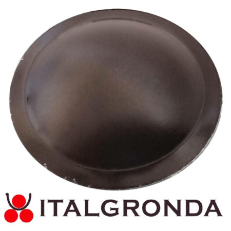 CAPPELLOTTO BORCHIA ALLUMINIO MARRONE CIOCCOLATA RAL 8017 Ø35MM