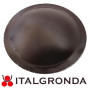 CAPPELLOTTO BORCHIA ALLUMINIO MARRONE CIOCCOLATA RAL 8017 Ø35MM