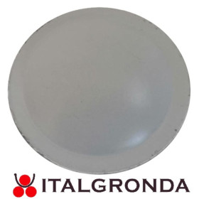 CAPPELLOTTO BORCHIETTA ALLUMINIO GRIGIO LUCE RAL 7035 Ø35MM