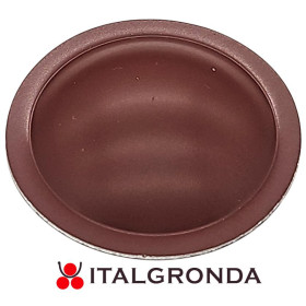 CAPPELLOTTO BORCHIA ALLUMINIO COLOR ROSSO SIENA Ø35MM