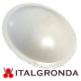 BOMBATURA CAPPELLOTTO ALLUMINIO BIANCO GRIGIO Ø35MM