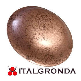 CAPPELLOTTO ALLUMINIO VESTIS COPPER Ø35MM ITALGRONDA-CAPPELLOTTO ALLUMINIO VESTIS ® COLOR COPPER Ø35MM Vendita: Sfusa o in confe
