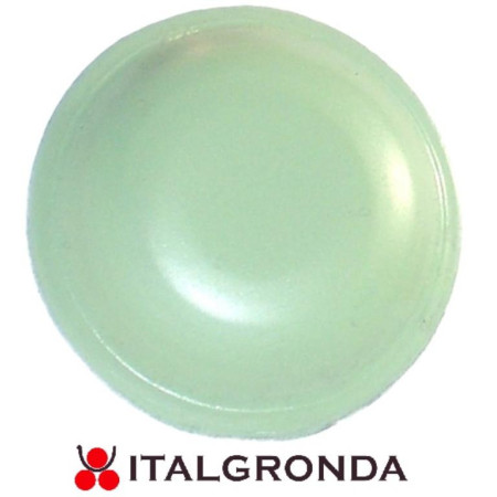 CAPPELLOTTO ALLUMINIO VERDE PALLIDO RAL 6021 Ø35MM