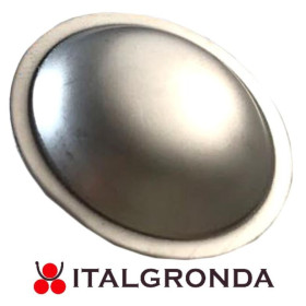 CAPPELLOTTO BORCHIA BOMBATA COPRIVITE Ø30MM INOX