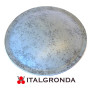BORCHIA COPRIVITE BOMBATA CAPPELLOTTO ALLUMINIO VESTIS GRIGIO ROOF Ø35MM