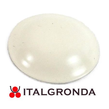 CAPPELLOTTO ALLUMINIO BIANCO PERLA RAL 1013 Ø35MM ITALGRONDA-CAPPELLOTTO in ALLUMINIO BIANCO PERLA RAL 1013 Ø35MM Vendita: Sfusa