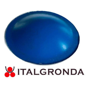 BORCHIA BOMBATA COPRIVITE CAPPELLOTTO LAMIERA BLU GENZIANA RAL 5010 Ø35MM