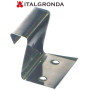 GRAFFETTA INOX FISSA L.30 H. 25 MM per coperture in doppia aggraffatura