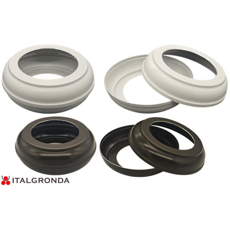 COPRICOLLARE BIANCO GRIGIO E TESTA DI MORO