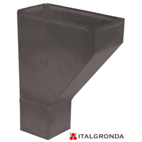 IMBUTO O BACINELLA O BEVERA LATERALE IN ALLUMINIO COLOR TESTA di MORO A SEZIONE QUADRATA
Modello decentrato