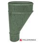 BEVERA LATERALE ALLUMINIO VESTIS COL. VERDE ROOF ITALGRONDA-BEVERA LATERALE ALLUMINIO VESTIS COLOR VERDE ROOF  (EFFETTO RAME OSS