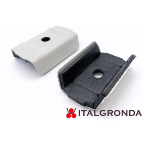 CAPPELLOTTI C/GUARNIZ. LAM. B.G 9002 X pannelli GRECATI costola L.40mm