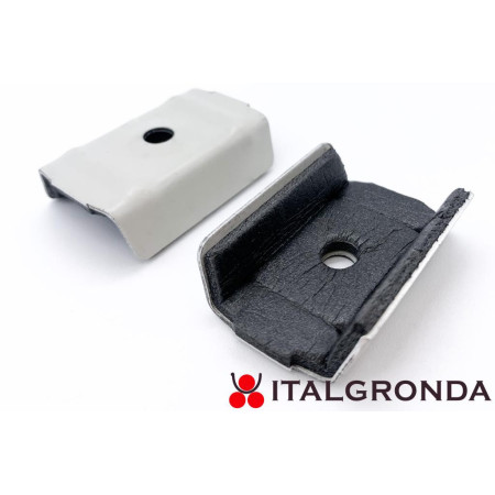 CAPPELLOTTI C/GUARNIZ. LAM. B.G 9002 X pannelli GRECATI costola L.40mm