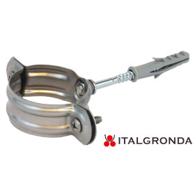 FERMATUBO INOX STAMPATO A TAX. Ø60-80-100-120mm