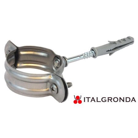 FERMATUBO INOX STAMPATO A TAX. Ø60-80-100-120mm