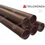 TUBO LAMIERA GREEN COAT SSAB RWS MARRONE CIOCCOLATO Ø100 DA ML.1