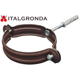 FERMATUBO LAMIERA GREEN COAT MARRONE CIOCCOLATO Ø100 a tax