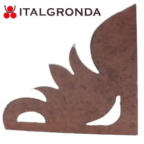 FRONTONE ORNAMENTALE ALLUMINIO VESTIS COPPER (ESTERNO)