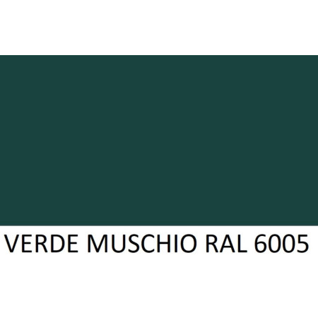 NASTRO LAMIERA PREV. VERDE MUSCHIO RAL 6005 2F+PEL. SP. 6/10