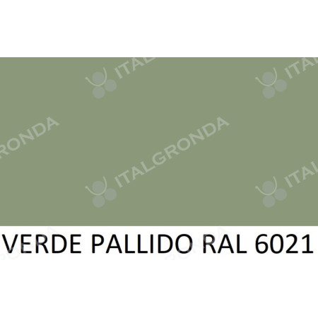 NASTRO ALLUMINIO PREV. VERDE RAL 6021 2F+PEL. SP.10/10