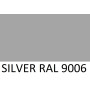 GOMITO IN ALLUMINIO SILVER 9006 A 88° AGGRAFFATO 80 100 120