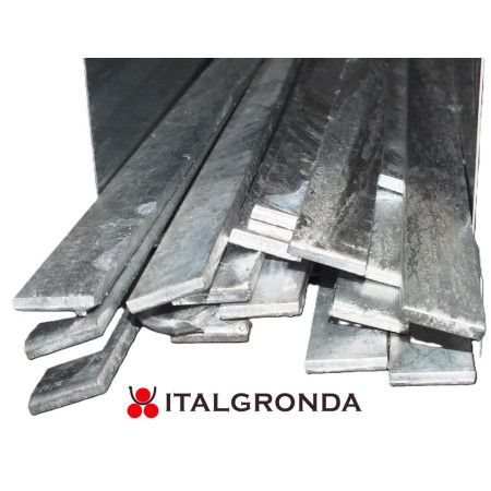 PIATTO FERRO ZINCATO IN VERGHE 25x5