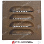 GRIGLIA IN ALLUMINIO PER VENTILAZIONE 100X100 CON RETE