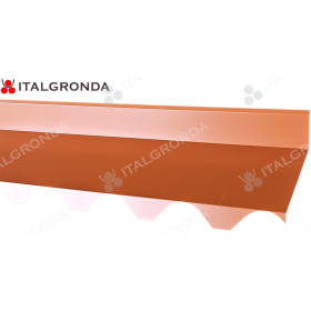 SCOSSALINA DI COLMO PARETE LAM. PREV. PANNELLO COPPO DA ML.2 SAGOMATO