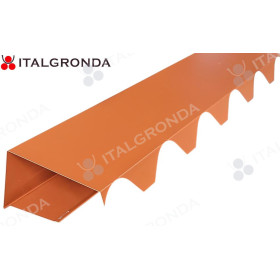 SCOSSALINA DI CODA LAM. PREV. PANNELLO COPPO DA ML.2 SAGOMATA ROSSO COPPO