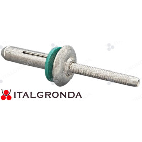 RIVETTI in Allumino Mod. G-TRERIV Con Guarnizione. Ø7,7x27.7mm TL19