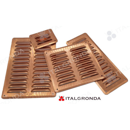 DEMO GRIGLIE MODULARE X VENTILAZIONE IN RAME CON O SENZA RETE