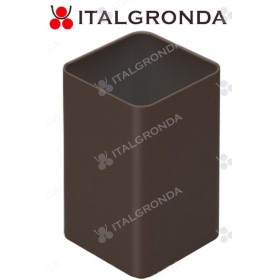 MANICOTTO DI CONGIUNZ. PVC COL. MARRONE 80X80