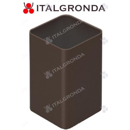 MANICOTTO DI CONGIUNZ. PVC COL. MARRONE 80X80