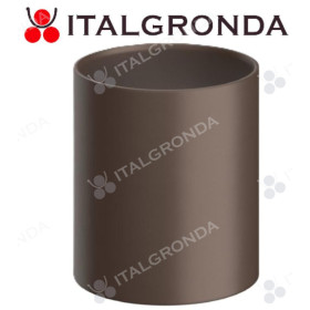 MANICOTTO TONDO DI CONGIUNZ. PVC COL. MARRONE