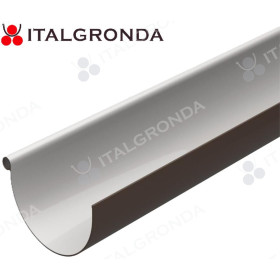 GRONDA PVC SEMITONDA COL. MARRONE 125 (SV.25)