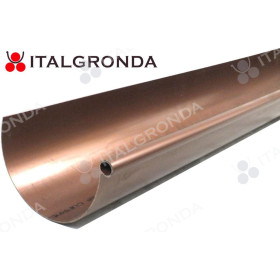 GRONDA PVC SEMITONDA COL. RAMATO 125 (SV.25)