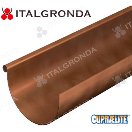GRONDA PLASTICA SEMITONDA EFFETTO RAMATO 133 (SV.33)
