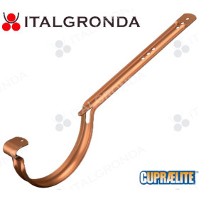 STAFFA PER GRONDA SEMITONDA IN PVC COLOR RAMATO 125 (SV.25)