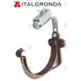 DEMO STAFFA  X GRONDA SEMIT. PVC COL. MARRONE 125 (SV.25) CON ACCESSORIO MONTATO